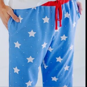 The Beaufort Bonnet Company Red and Blue Star Shorts